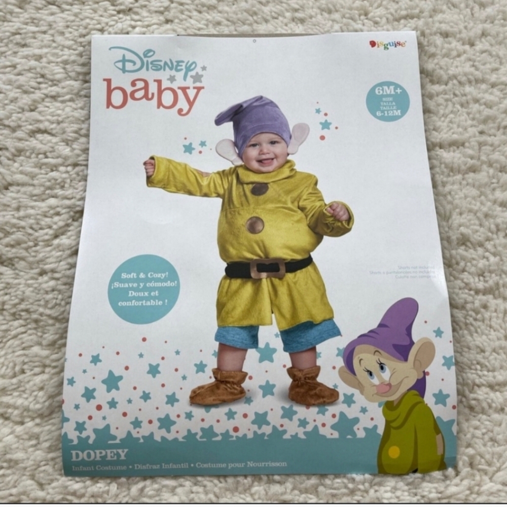 Disney Baby Dopey Costume - 12-18 Months